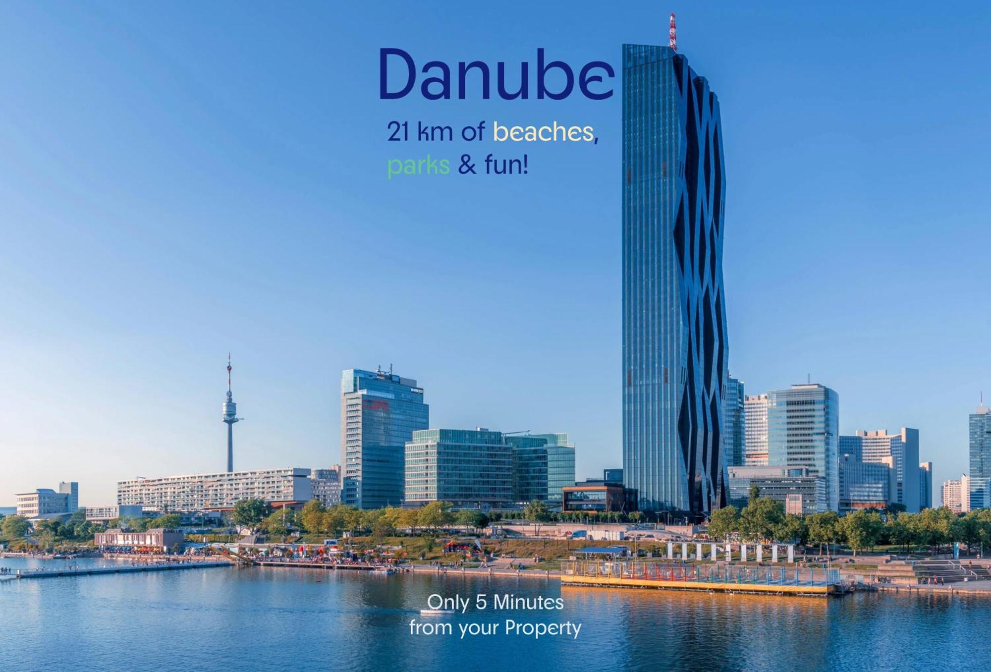 Homelike 2Br Apt. @Millenium Tower/Danube River Βιέννη Εξωτερικό φωτογραφία